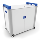 Laptop Charging Trolley - 32 bays of Horizontal Storage & Security