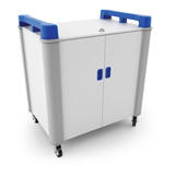 Laptop Charging Trolley - 32 bays of Vertical Storage & Security