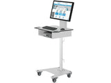 Nightingale Medical Monitor Mobile Workstation - White