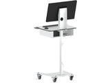 Nightingale Medical Monitor Mobile Workstation - White