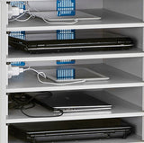 Multi-Door Charging Security Cabinet for 10 Chromebooks, Netbooks or Laptops