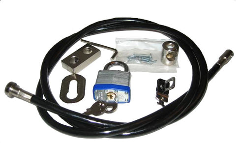 Special - 9mm Computer Security Cable Kit (with Padlock)