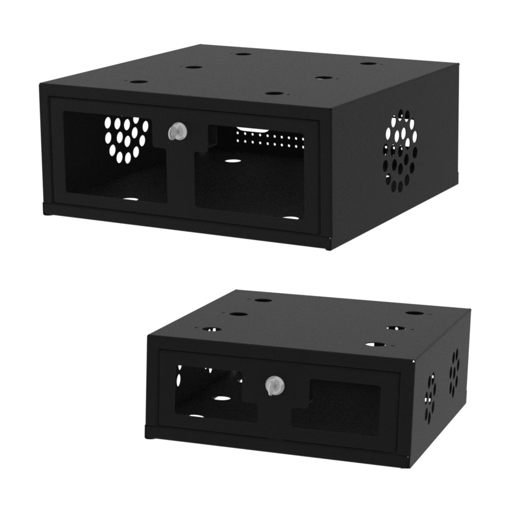 Computer Storage With Door Budget Desktop Computer Security Enclosures / Cages - Part Open Door ...