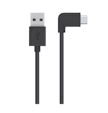 3m USB Type-C charging cable with angled head for Lenovo Tablet Security Mounts and Kiosks