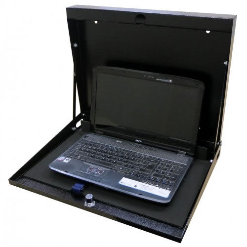 Wall Mounted Laptop Storage Locker – PC Safe - Computer & AV Security