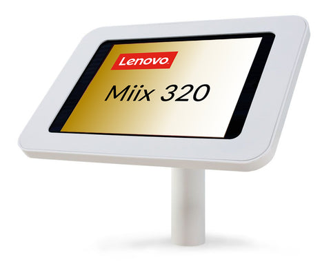 Wall / Desk Mounted Tablet Security Enclosure / Anti-theft Tablet Kiosk for the Lenovo Miix 320