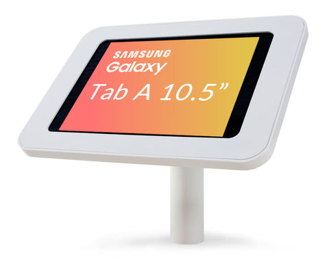 Wall / Desk Mounted Tablet Security Enclosure / Anti-theft Tablet Kiosk for the Samsung Galaxy Tab A 10.5 SM-X200 / X205